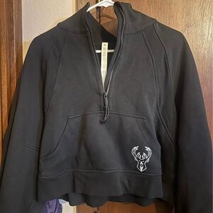 🚫🚫SOLD🚫🚫 cross posted ❗️lululemon athletica Black Cowl Neck Sweater